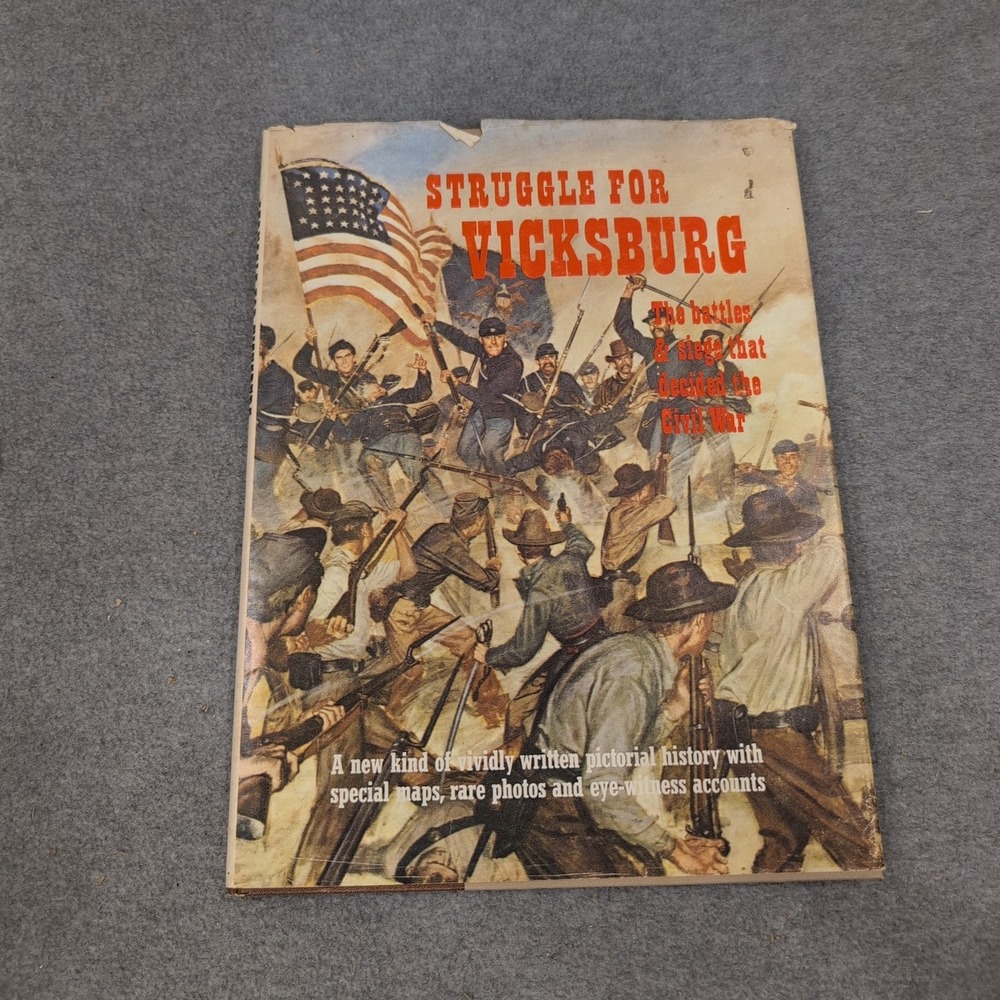 Struggle for Vicksburg Civil War Times Illustrated Stackpole Books 1967 History